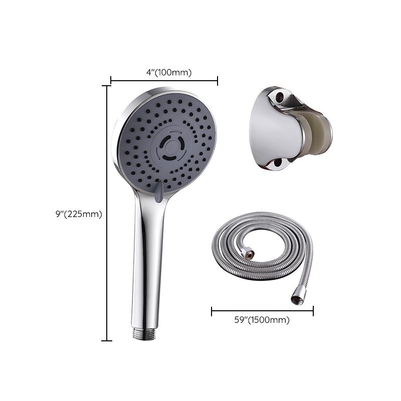 Lisslune | Round Shower Head Plastic Shower Head with Adjustable Spray Pattern