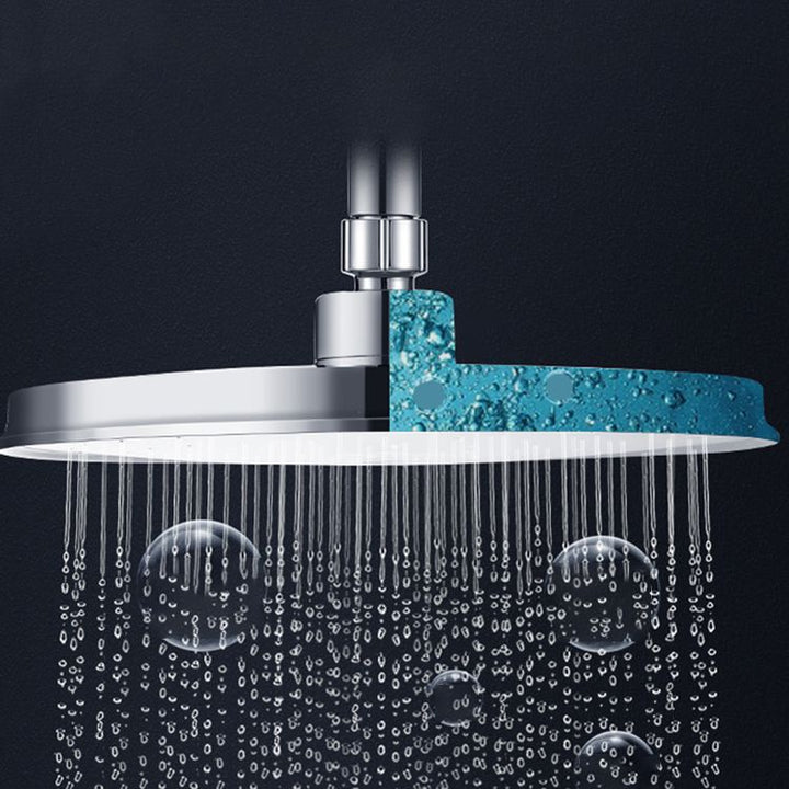 Lisslune | Round Showerhead Combo Modern Fixed Showerhead for Bathroom