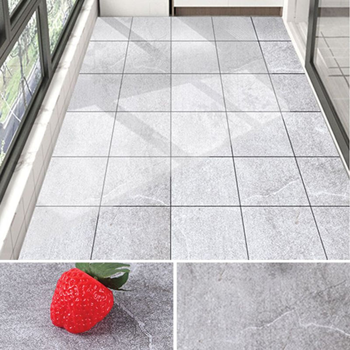 Lisslune | Peel & Stick Vinyl Floor Smooth Vinyl Flooring with Marble Look