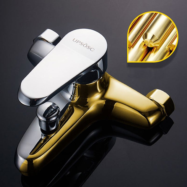 Lisslune | Tradition Fixed Bathtub Mixer Wall Mount Lever Handle Bathtub Mixer