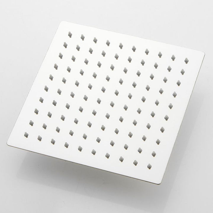 Lisslune | Silver Square Double Shower Head Modern Water Filtration Wall Mounted Shower Head