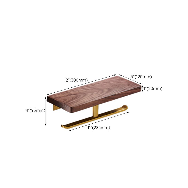 Lisslune | Traditional Bathroom Accessory Set Bathroom Shelf Paper Holder Gold Bathroom Set