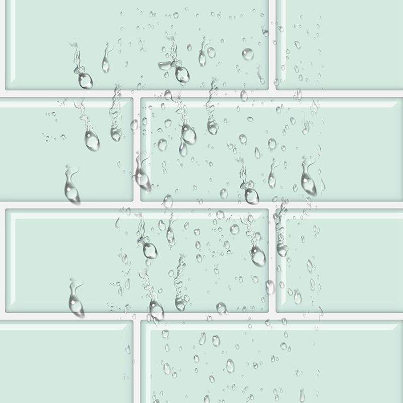 Lisslune | Rectangular Tile - Peel & Stick Easy waterproof plastic peel and stick subway tile for the kitchen