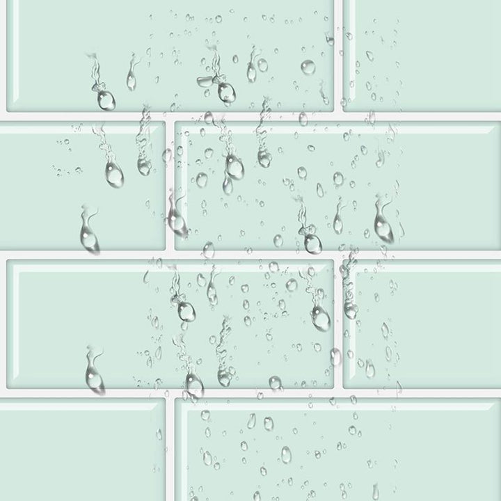 Lisslune | Rectangular Tile - Peel & Stick Easy waterproof plastic peel and stick subway tile for the kitchen