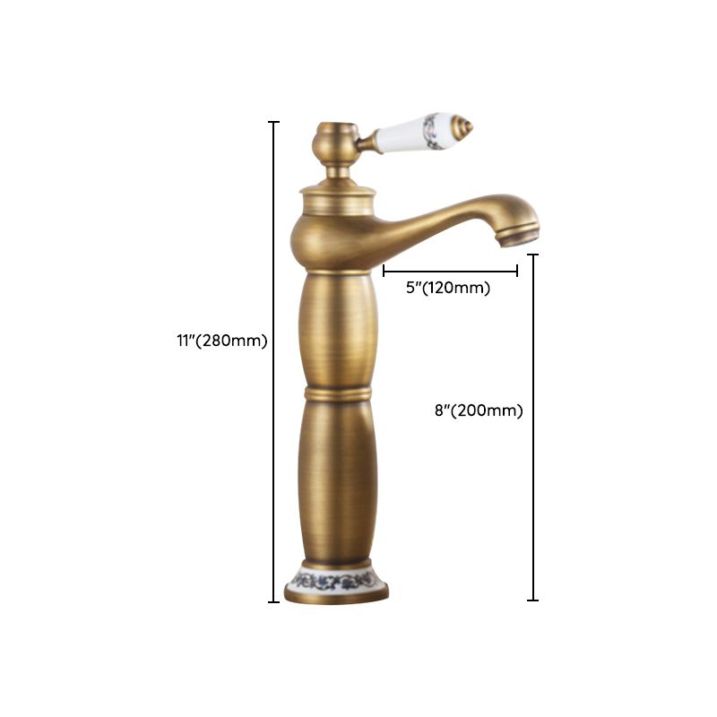 Lisslune | Country House Wide Water Tap Basin Faucet with Lever Handle