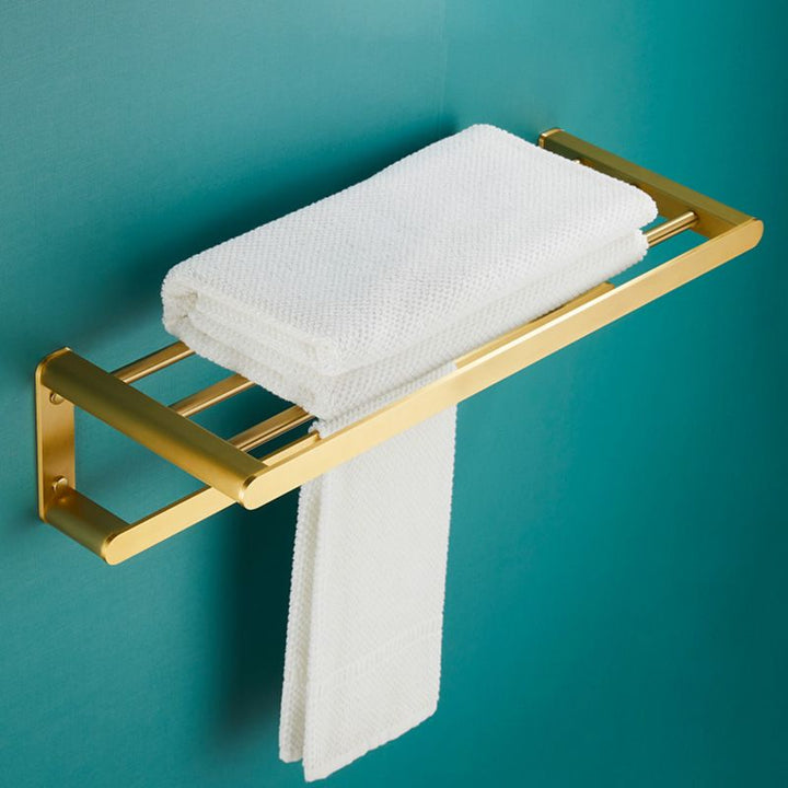 Lisslune | Traditional Bathroom Accessory Hardware Set Gold Bathroom Accessory Set