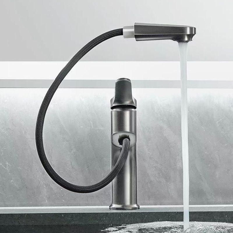 Lisslune | Basic Sink Faucet Brass Faucet Silver Centerset Sink Faucet