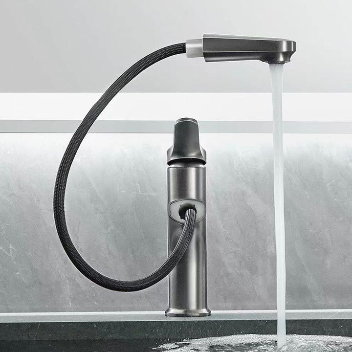 Lisslune | Basic Sink Faucet Brass Faucet Silver Centerset Sink Faucet