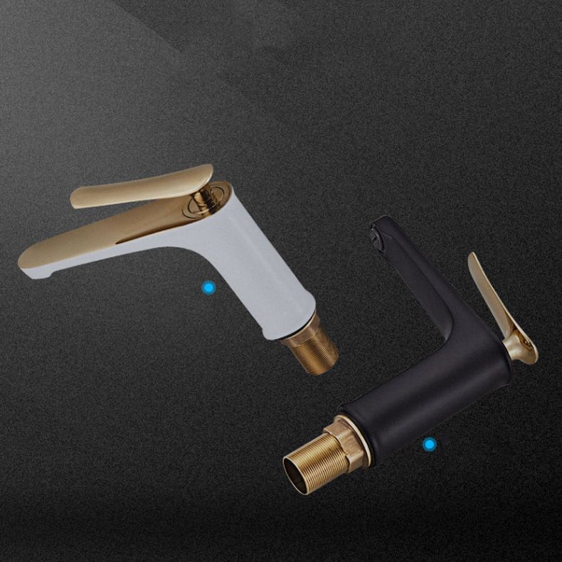 Lisslune | Luxury 1 Handle Sink Bathroom Faucet Round Brass Sink Faucet with Water Hose