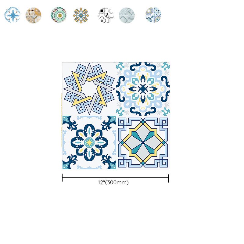 Lisslune | Mosaic Tile Wallpaper Contemporary Plastic Wallpaper with Square Shape