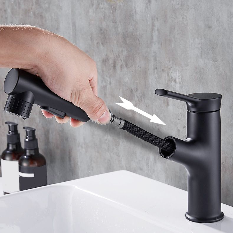 Lisslune | Contemporary Pull-out Sink Faucet with Lever Handle