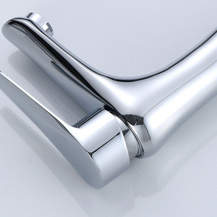 Lisslune | Single Hole Basin Mixer Lever Handle 1 Hole Faucet for the Bathroom