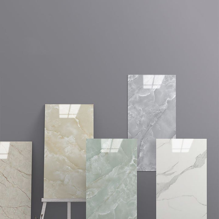 Lisslune | 12" x 24" Marbling Single Panel Waterproof Splashback Wall Tile for Bathroom