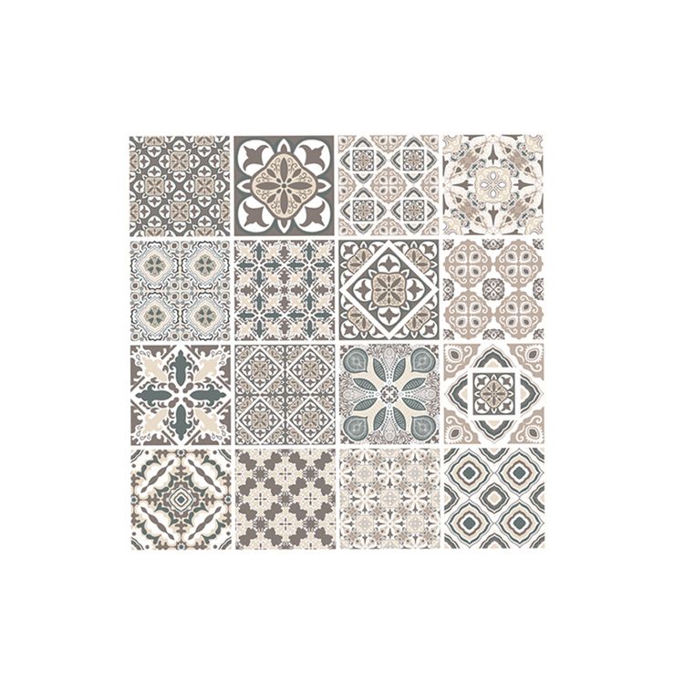 Lisslune | Mosaic tile wallpaper plastic stain-resistant peel and stick mosaic tiles