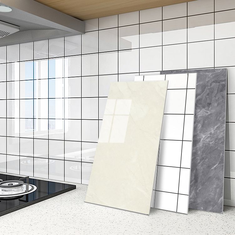 Lisslune | Plastic Peel & Stick Field Tile Waterproof Single Tile Wallpaper