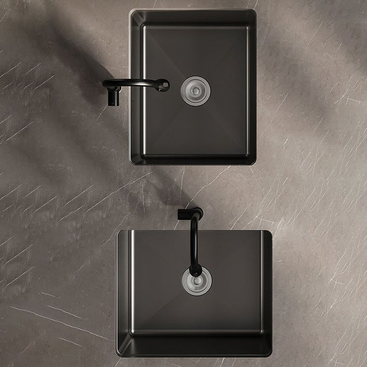Lisslune | Contemporary Sink Set Stainless Steel Friction Resistant Sink Set for the Kitchen