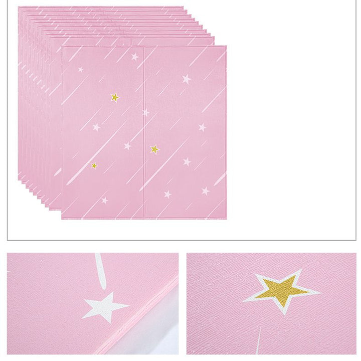 Lisslune | Contemporary Wall Ceiling Cartoon Print Peel and Stick Waterproof Wall Panel