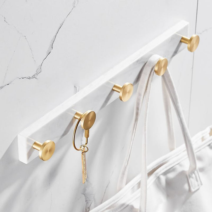 Lisslune | Modern White Bathroom Accessory As A Single Piece Or In A Set Made Of Marble