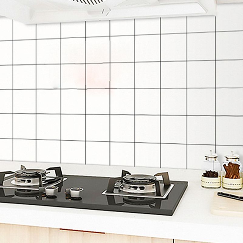 Lisslune | Modern Peel and Stick Wall Tiles Made of Plastic Wallpaper for the Kitchen