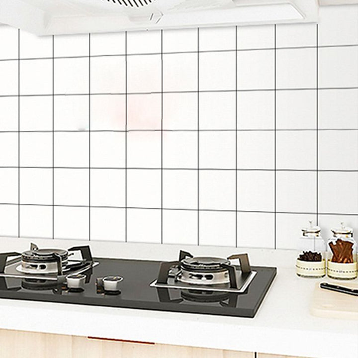 Lisslune | Modern Peel and Stick Wall Tiles Made of Plastic Wallpaper for the Kitchen