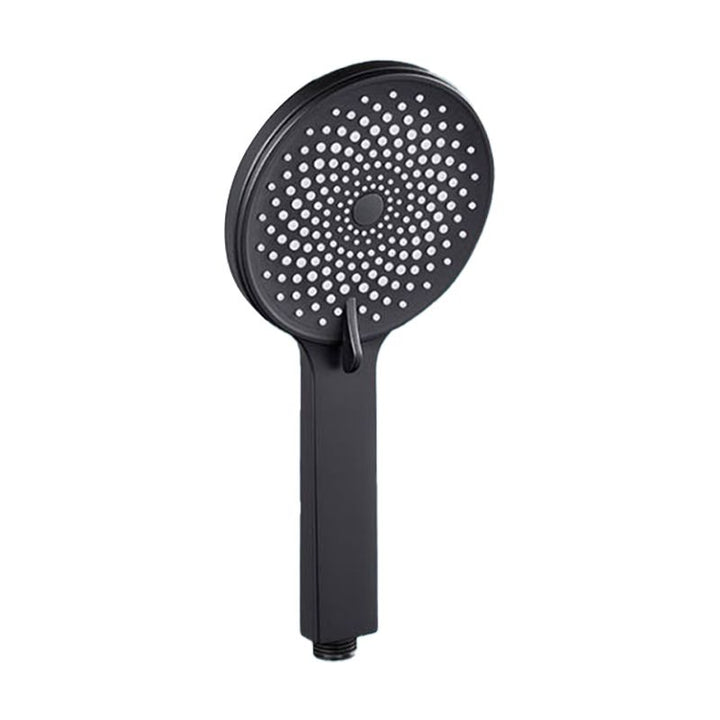 Lisslune | Contemporary round shower head in solid color handheld shower head for the bathroom