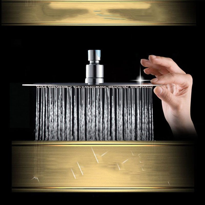 Lisslune | Swiveling Rain Shower Head Wall Mounted Concealed Full Copper Pressure Shower