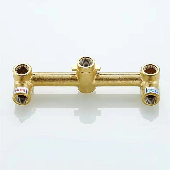 Lisslune | Modern 1 or 2 Handle Bathroom Sink Faucet Round Wall Mounted Bathroom Faucet.