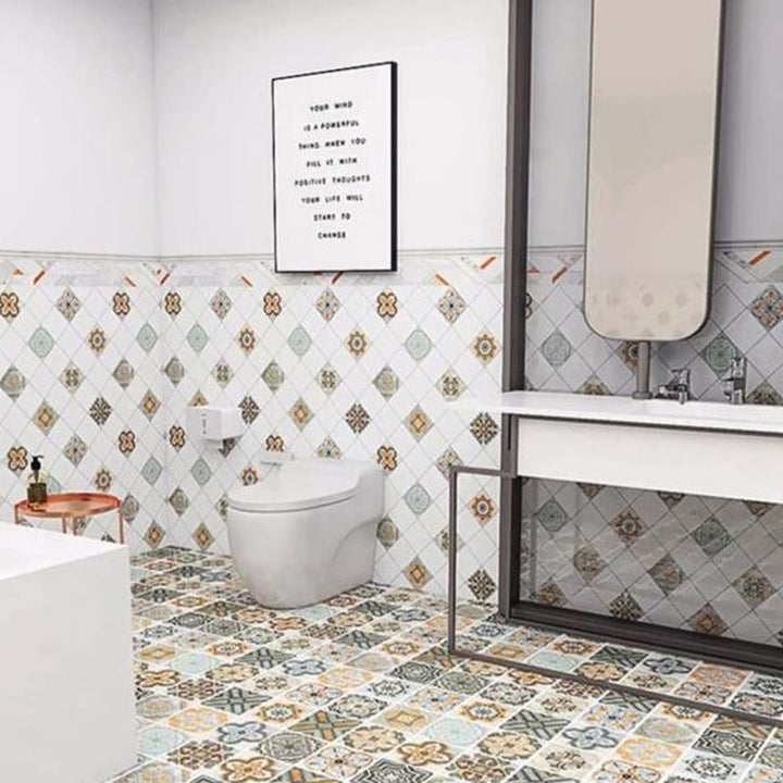 Lisslune | Rectangular Peel & Stick Tile PVC Single Tile for Kitchen and Bath