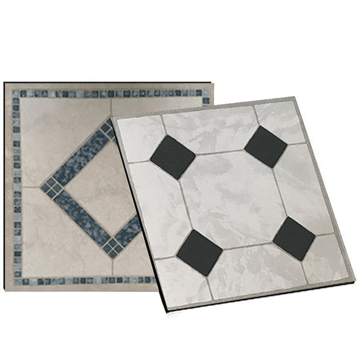 Lisslune | Smooth PVC Flooring Peel and Stick Waterproof Square Vinyl Flooring