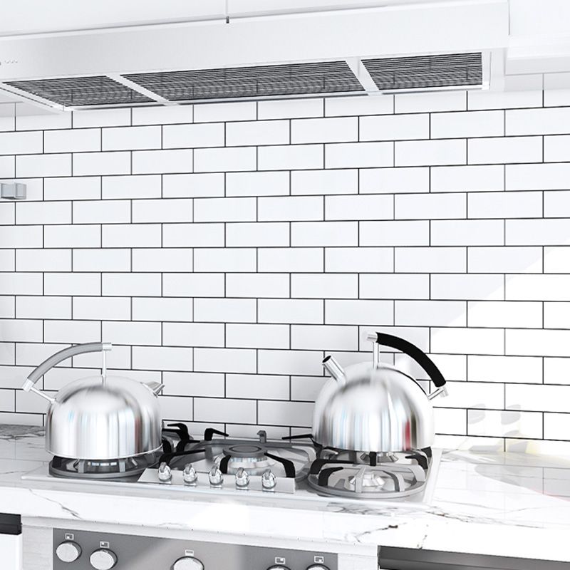Lisslune | Single panel wallpaper Contemporary kitchen peel and stick splashback