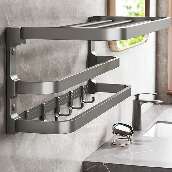 Lisslune | Traditional bathroom accessory as a single piece or in a set in gray