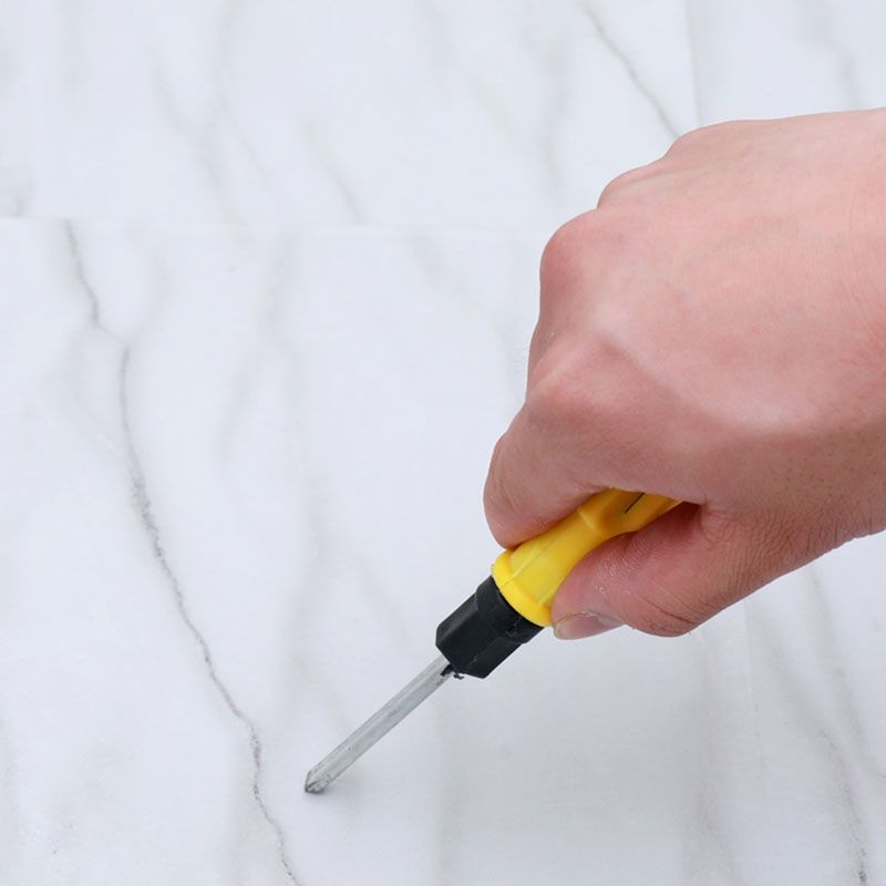 Lisslune | Modern Peel & Stick Mosaic Tile Square PVC Single Tile Tile-Peel & Stick