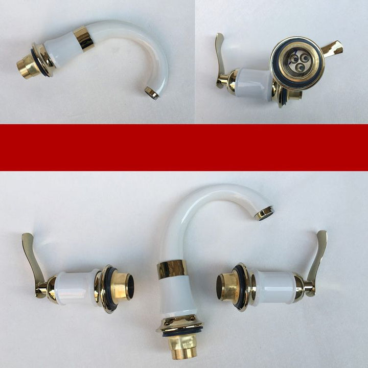 Lisslune | Glam Style Faucet Widely used sink faucet with 2 handles and 3 holes