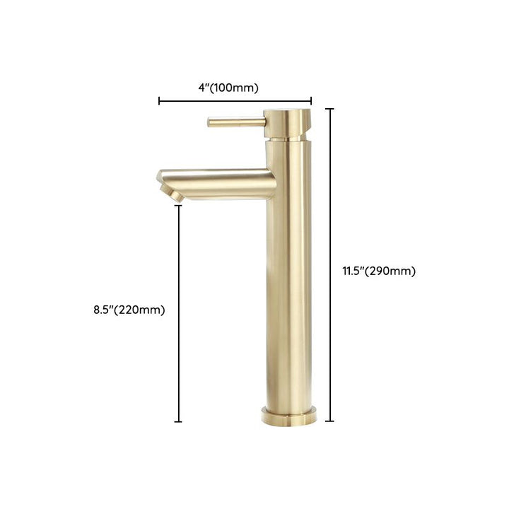 Lisslune | Deck Mounted Roman Tub Faucet Low Arc Tub Faucet Set in Gold