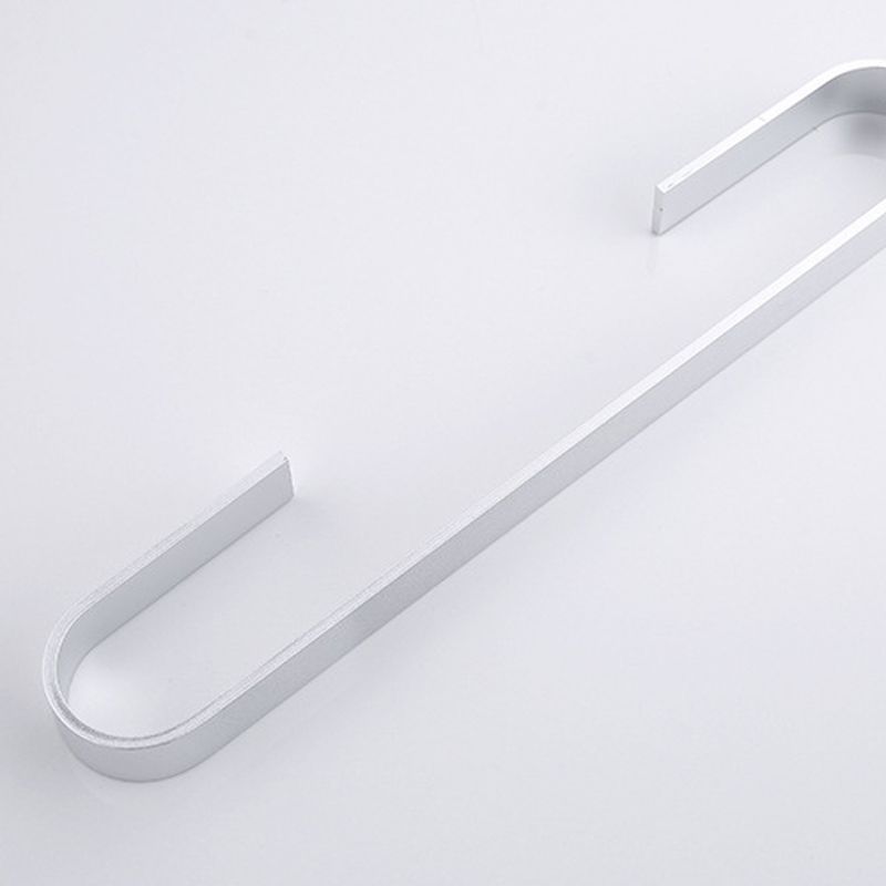 Lisslune | Contemporary 2-piece Bathroom Accessory Set Aluminum Stainless Steel Towel Bar
