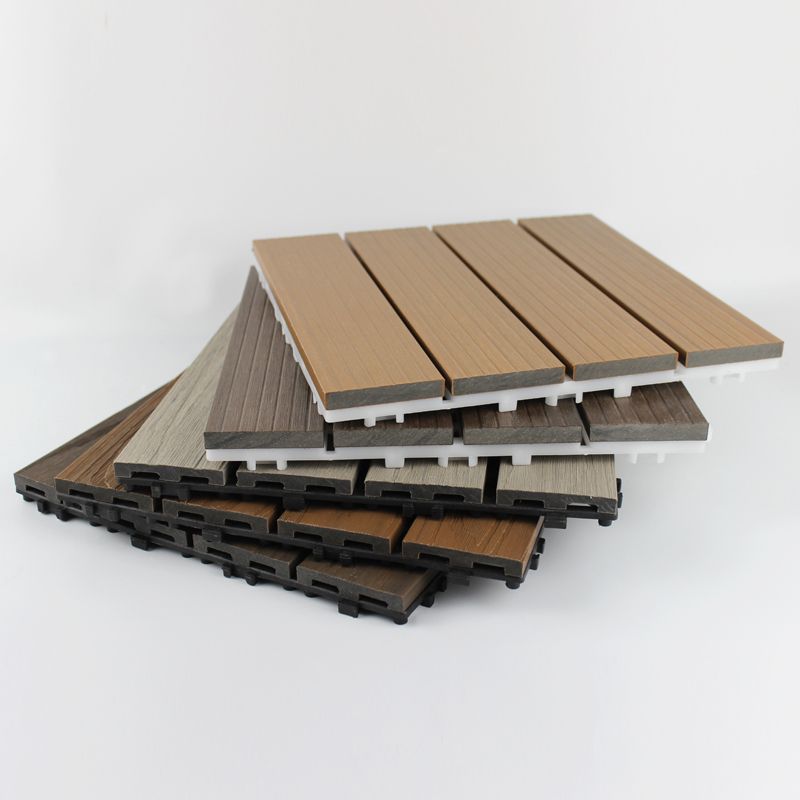 Lisslune | Outdoor Ground Board Strips Composite Waterproof Square Deck Board