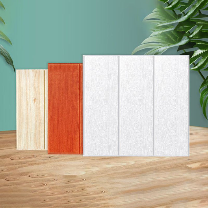 Lisslune | Modern Wall Cladding Peel and Stick Wood Look Design Wall Cladding