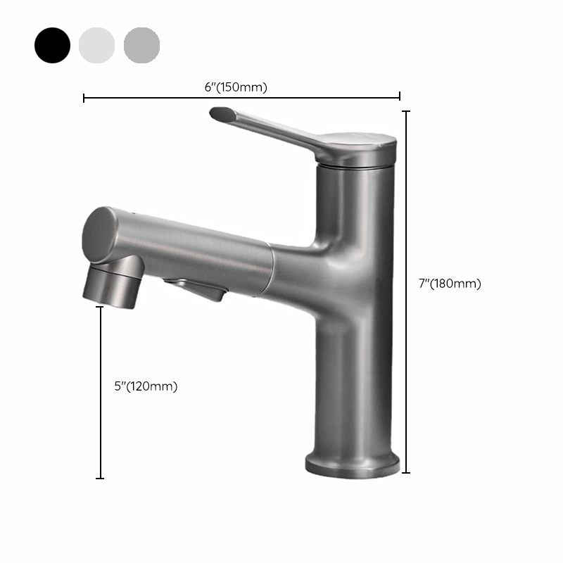Lisslune | Contemporary Pull-out Sink Faucet with Lever Handle