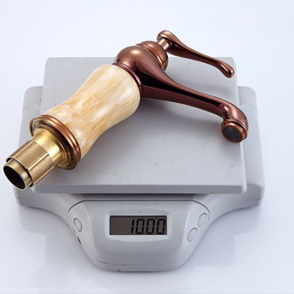 Lisslune | Luxury Vessel Faucet Brass Lever Handles Low Arc Sink Faucet