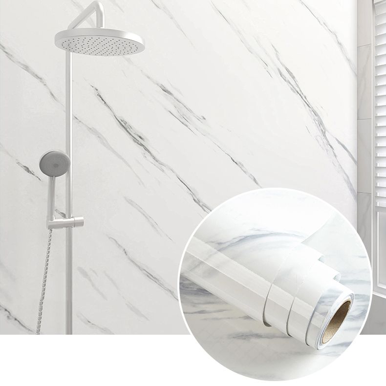 Lisslune | Rectangular Marble Pattern Single Plate Waterproof Back Wall Tiles