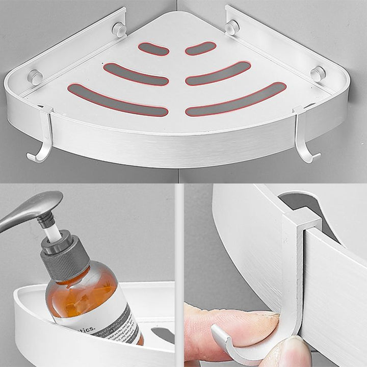 Lisslune | Modern Bathroom Accessories Hardware Set White Metal Bathroom Accessories Kit