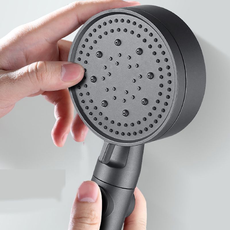 Lisslune | Contemporary Round Hand Shower Adjustable Spray Pattern Wall Mounted Shower Head