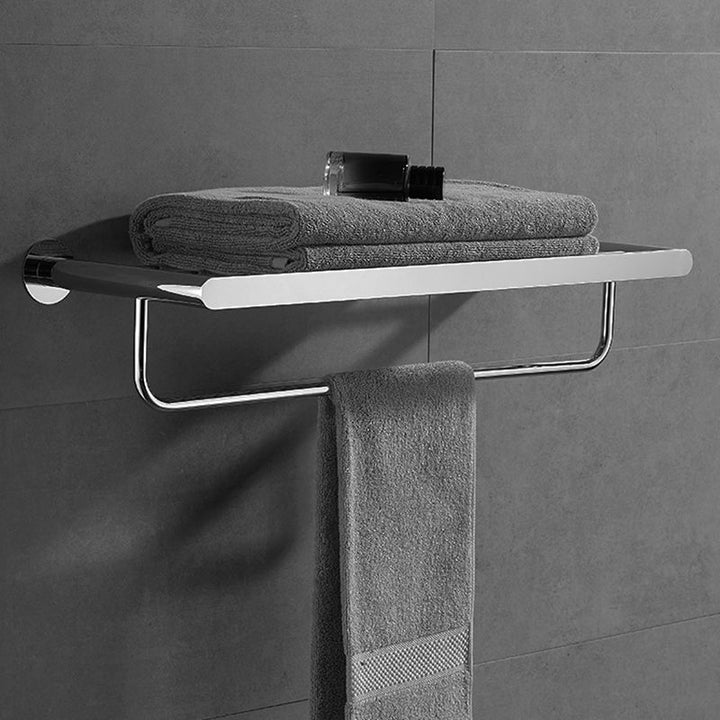 Lisslune | Modern Bathroom Accessories Hardware Set Silver Bathroom Hardware Set