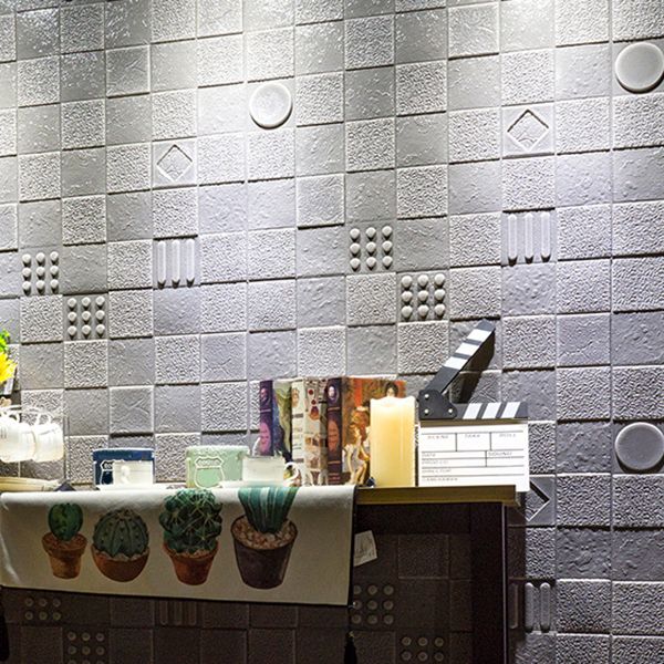 Lisslune | Home Interior Wall Panel 3D Printed Brick Peel and Stick Wall Covering
