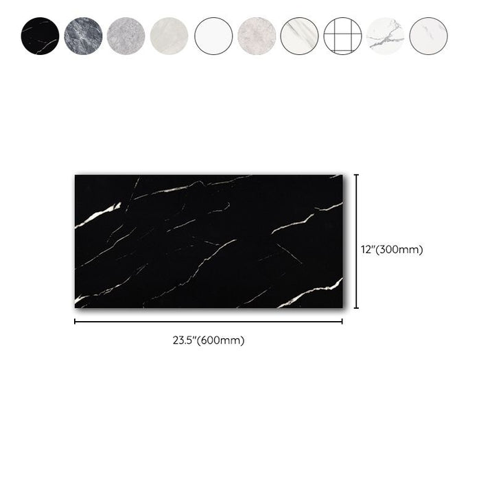 Lisslune | Single Plate Wallpaper Contemporary PVC Waterproof Peel and Stick Wall Tile