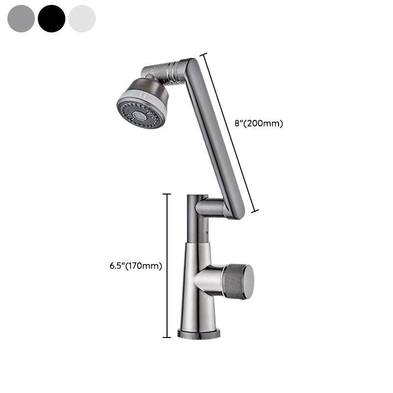 Lisslune | Knob Handle Widespread Bathroom Faucet Industrial Sink Faucet