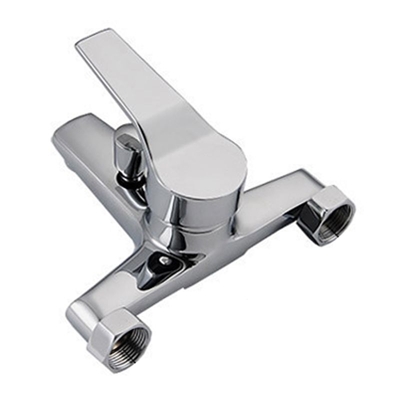 Lisslune | Modern Silver Bathtub Spout Single-Hole and Two-Hole Installation Faucet