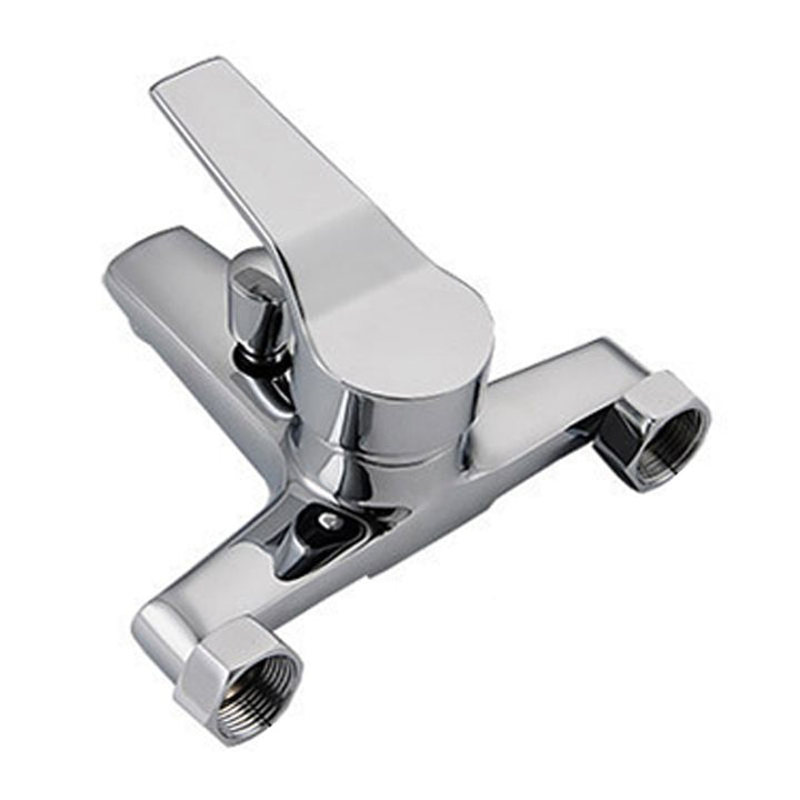 Lisslune | Modern Silver Bathtub Spout Single-Hole and Two-Hole Installation Faucet