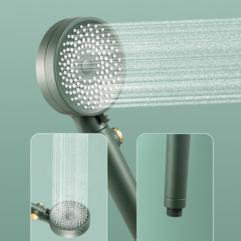 Lisslune | Contemporary Round Shower Head Combo Handheld Shower Head 9.8 Inch H Spray Head