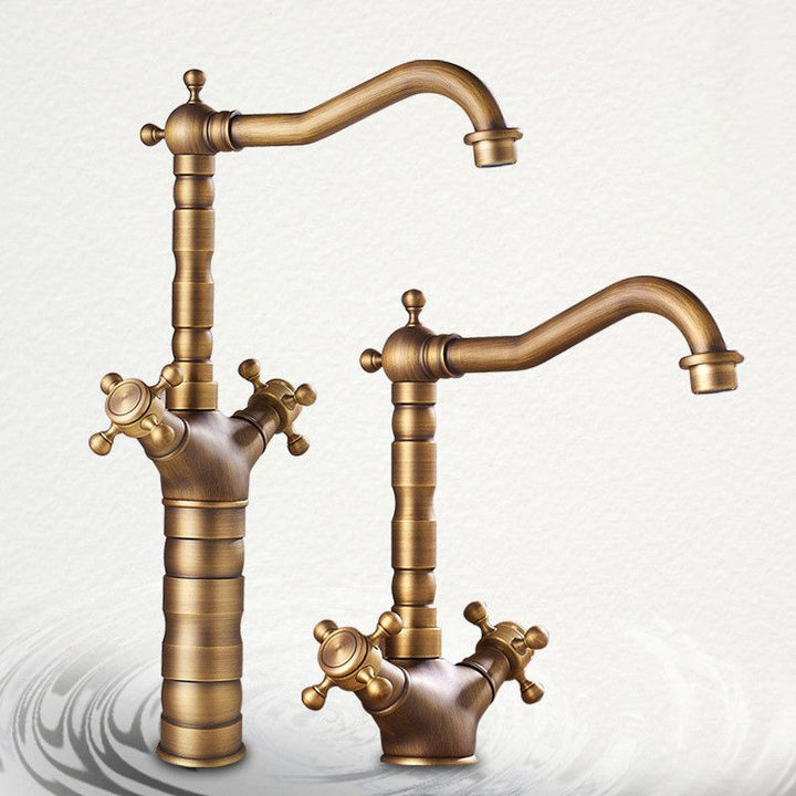 Lisslune | Industrial Widely Used Bathtub Faucet with Cross Handles Basin Faucet